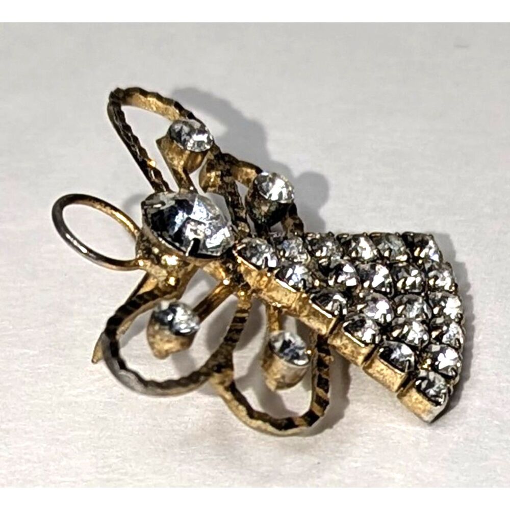 Rhinestone Angel Pin - Picture 3 of 7